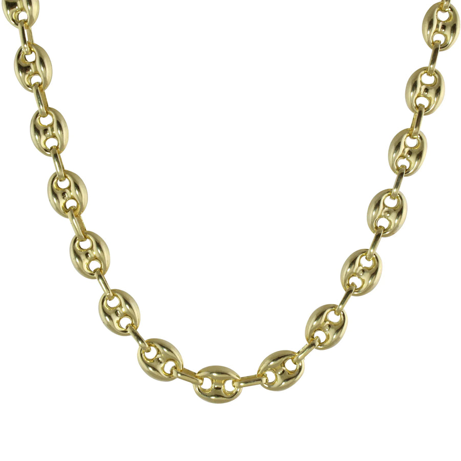 Gold plated mariner necklace