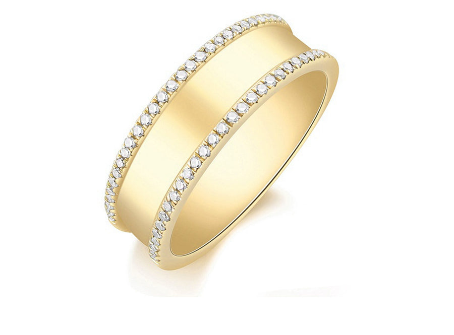 14K Gold Engreareable Diamond Ring