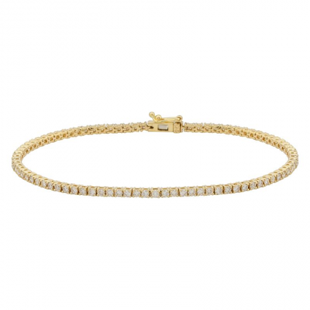 14K Gold Classic Diamond Tennis Bracelet